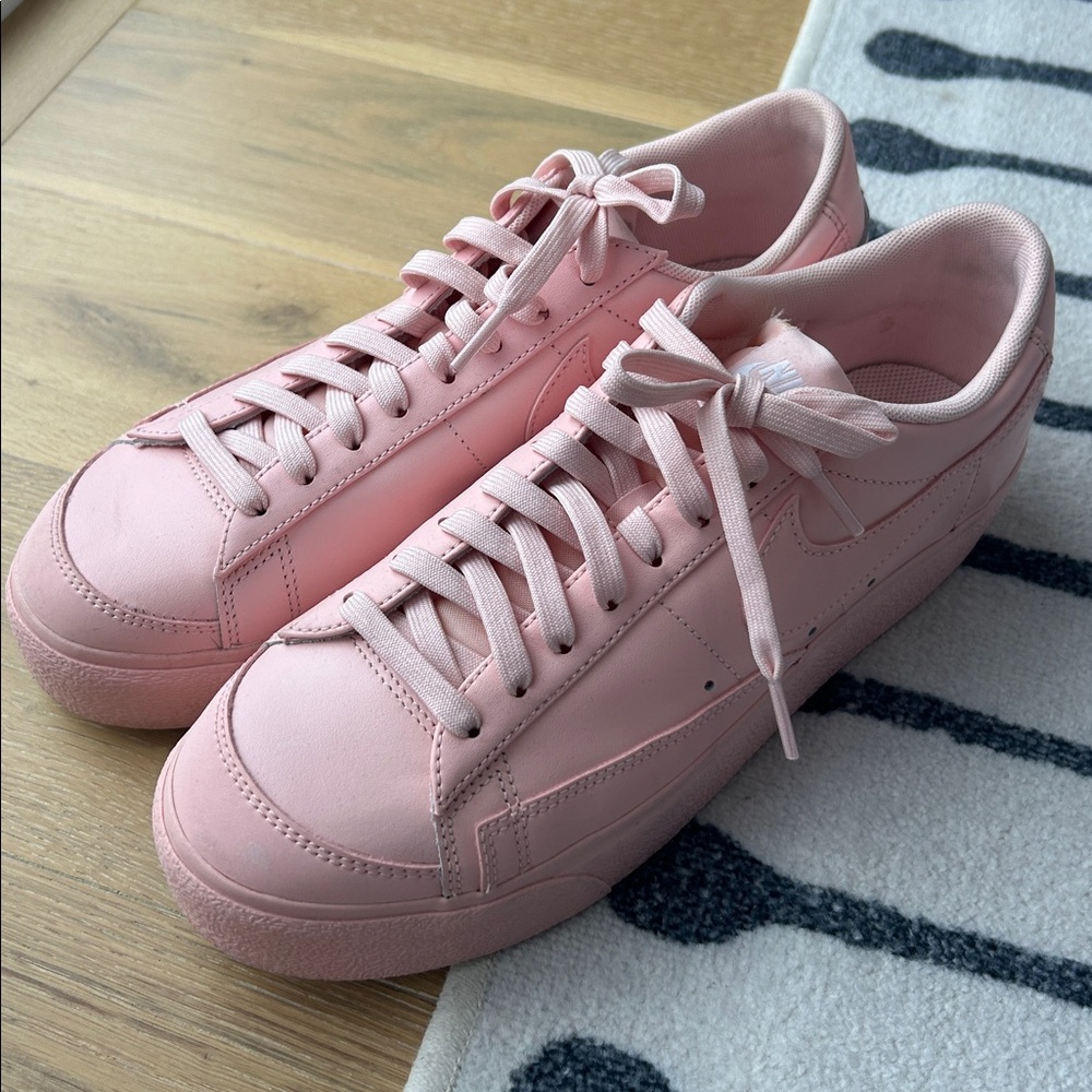 Pink Nike Platform Casual Sneakers